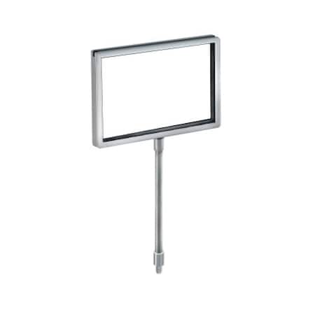 Azar Displays Bowl Sign Holder 7"W x 5.5"H w/ 6.75" pole 700010